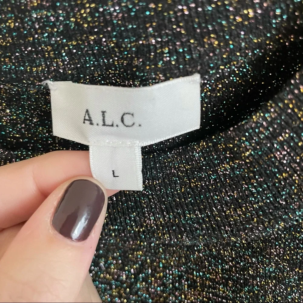 ALC Cropped Glitter Tank - Picture 2 of 3